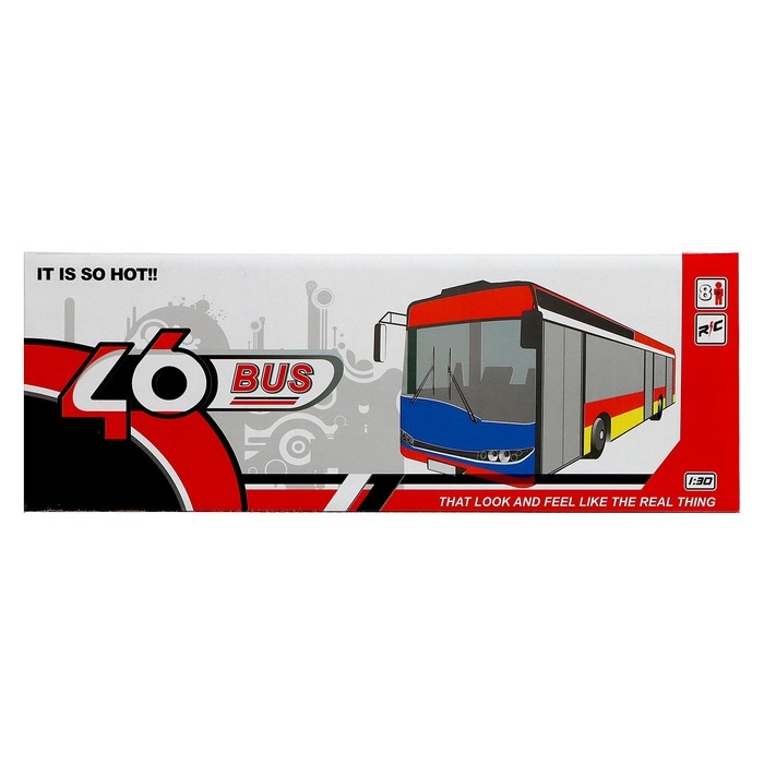 Автобус &laquo;Городской&raquo;, радиоуправление, 1:30, на батарейках