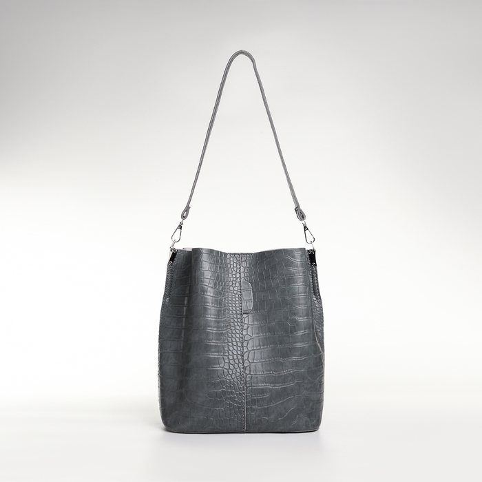 Сумка женская на магните TEXTURA, средний размер, цвет серый Сумка женская на магните TEXTURA, средний размер, цвет серый