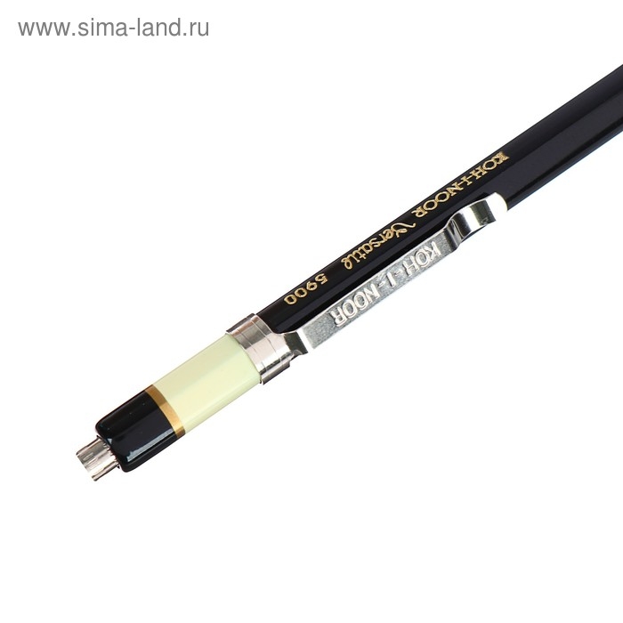 Карандаш цанговый 2.0 мм Koh-I-Noor 5900СN Versatil, металлические детали, черный пластиковый корпус Карандаш цанговый 2.0 мм Koh-I-Noor 5900СN Versatil, металлические детали, черный пластиковый корпус