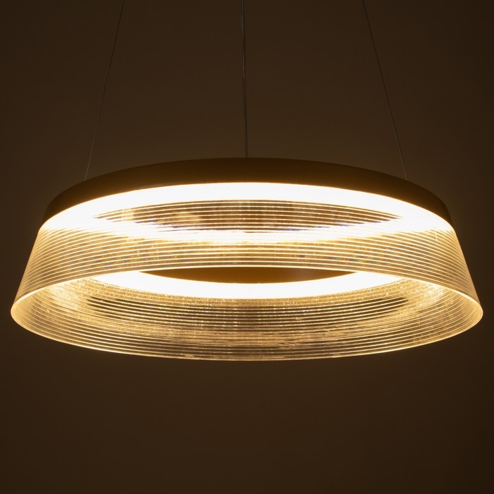 Светильник "Альхена" LED 80Вт 3000-6000К золото 45х45х10,5-110 см BayerLux