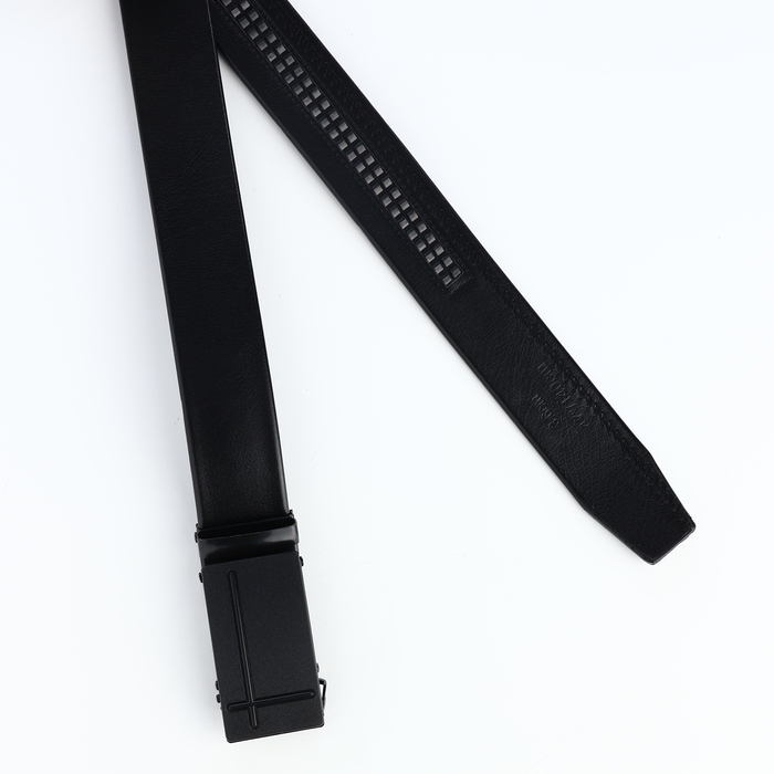 Ремень мужской, Великан, ширина 4 см, пряжка автомат, цвет чёрный Ремень мужской, Великан, ширина 4 см, пряжка автомат, цвет чёрный