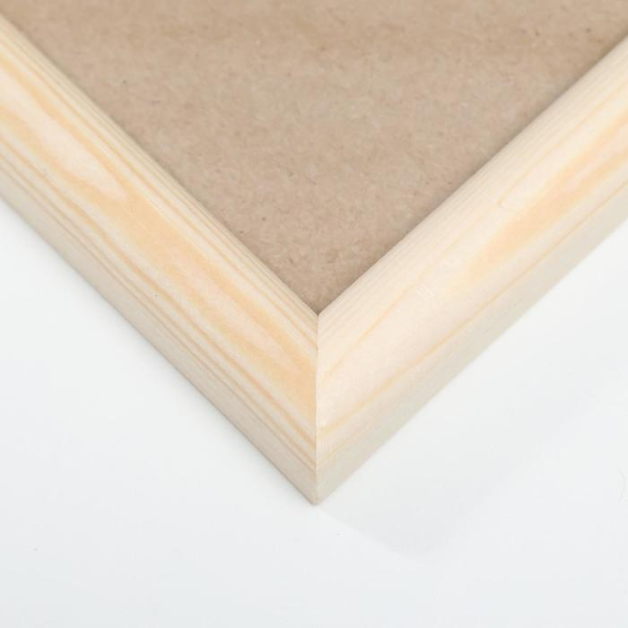 Фоторамка 40х40 см белое дерево № 5 Фоторамка 40х40 см белое дерево № 5