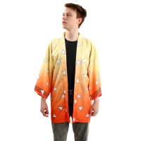 Карнавальное хаори &laquo;Демонический клинок&raquo;, р. 48-50 (XL), цвет жёлтый