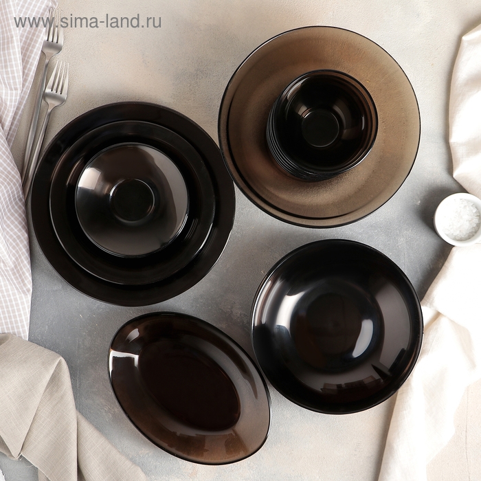 Сервиз столовый стеклянный Luminarc &laquo;Амбьянте&raquo;, 45 предметов