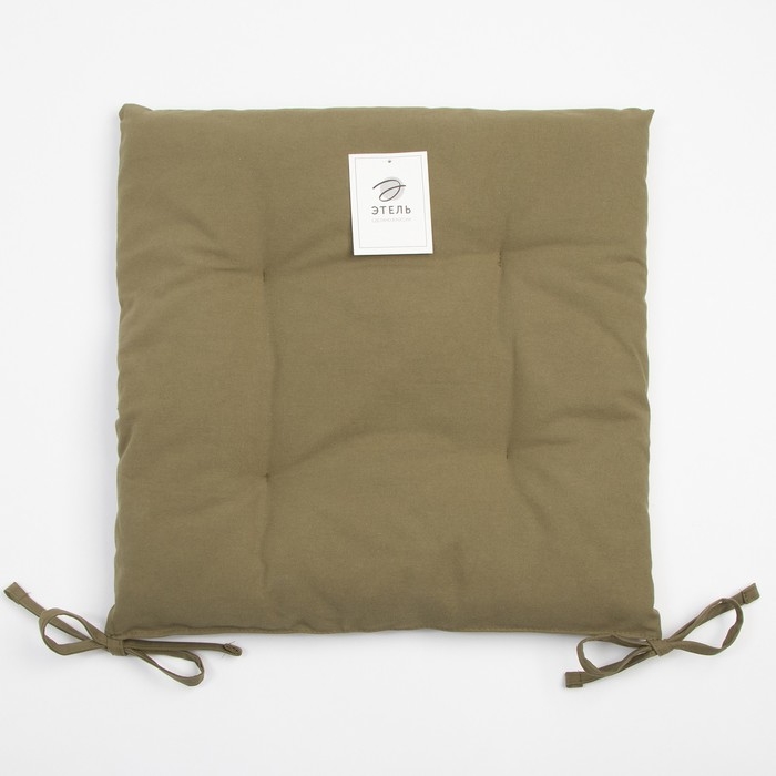 Сидушка на стул Этель Kitchen 42х42 см, цвет зелёный, 100% хлопок, саржа 220 г/м2 Сидушка на стул Этель Kitchen 42х42 см, цвет зелёный, 100% хлопок, саржа 220 г/м2