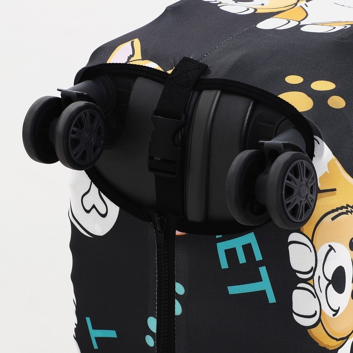 Чехол на чемодан M, цвет чёрный/разноцветный