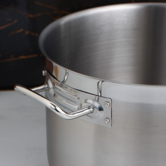 Кастрюля, 11 л, d=29.5 см, капсульное дно, индукция Кастрюля, 11 л, d=29.5 см, капсульное дно, индукция