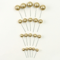 Набор для украшения «Бусины», цвет золото Набор для украшения «Бусины», цвет золото