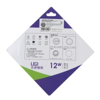 Модуль светодиодный с драйвером, 120 мм, 12 Вт, 960 Лм, 6500К, БЕЛЫЙ, 220 В