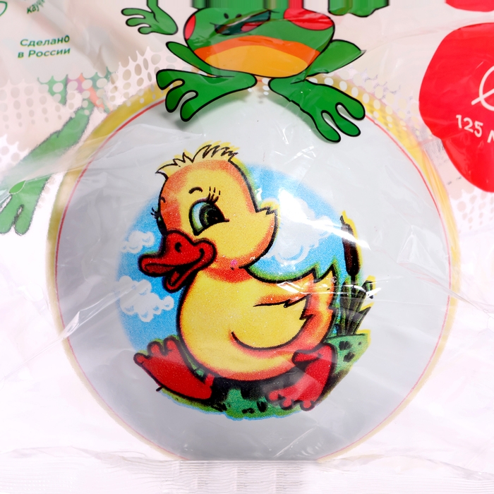 Мяч резиновый, с рисунком, диаметр 12,5 см, цвета МИКС Мяч резиновый, с рисунком, диаметр 12,5 см, цвета МИКС