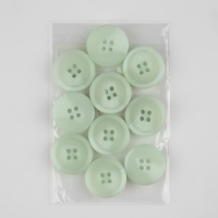 Набор пуговиц, 4 прокола, d = 22 мм, 10 шт, цвет оливковый Набор пуговиц, 4 прокола, d = 22 мм, 10 шт, цвет оливковый