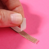 Стразы самоклеящиеся, d = 2 мм, ширина - 7 мм, 4,5 &plusmn; 0,5 м, цвет серебряный