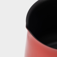 Турка &laquo;Корсика&raquo;, 450 мл, 20&times;9,5&times;7,5 см, пластиковая ручка, антипригарное покрытие, цвет чёрный