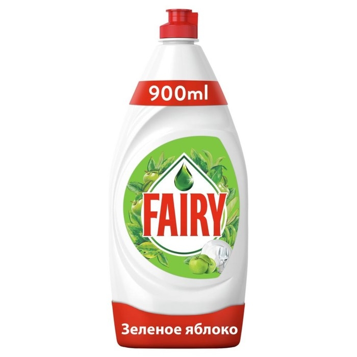 Средство для мытья посуды Fairy Средство для мытья посуды Fairy "Зеленое яблоко", 900 мл