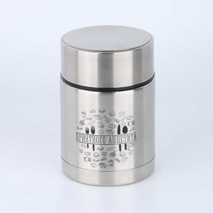 Термос для еды с широким горлом Термос для еды с широким горлом "Мастер К." 450 (± 50 мл), 6 ч, 9 х 13.3 см