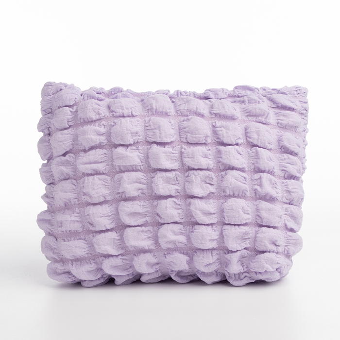 Косметичка на молнии, цвет сиреневый