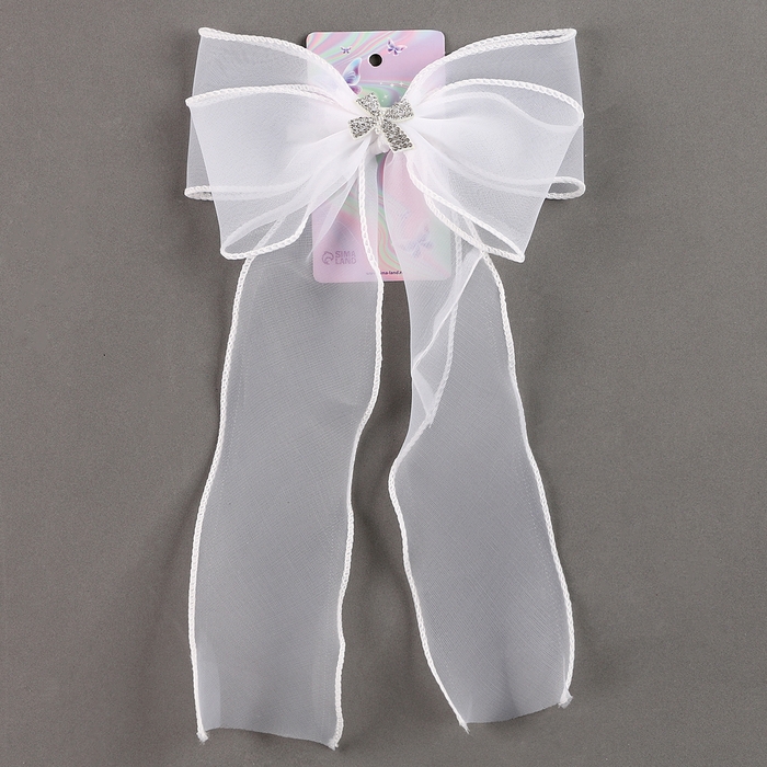 Карнавальный зажим &laquo;Бант&raquo; с декором-бабочкой