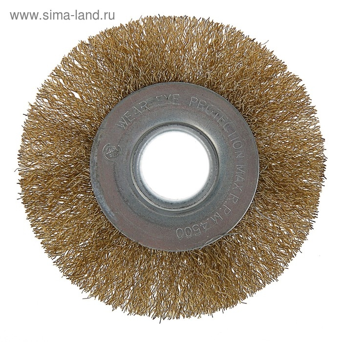 Щетка металлическая для УШМ ЛОМ, плоская, посадка 22 мм, 100 мм Щетка металлическая для УШМ ЛОМ, плоская, посадка 22 мм, 100 мм