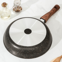 Сковорода Granit ultra original, d=28 см, съёмная ручка, антипригарное покрытие, цвет чёрный Сковорода Granit ultra original, d=28 см, съёмная ручка, антипригарное покрытие, цвет чёрный