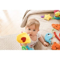 Растяжка - погремушка мягкая на кроватку/коляску «Лучшие друзья», Крошка Я Растяжка - погремушка мягкая на кроватку/коляску «Лучшие друзья», Крошка Я