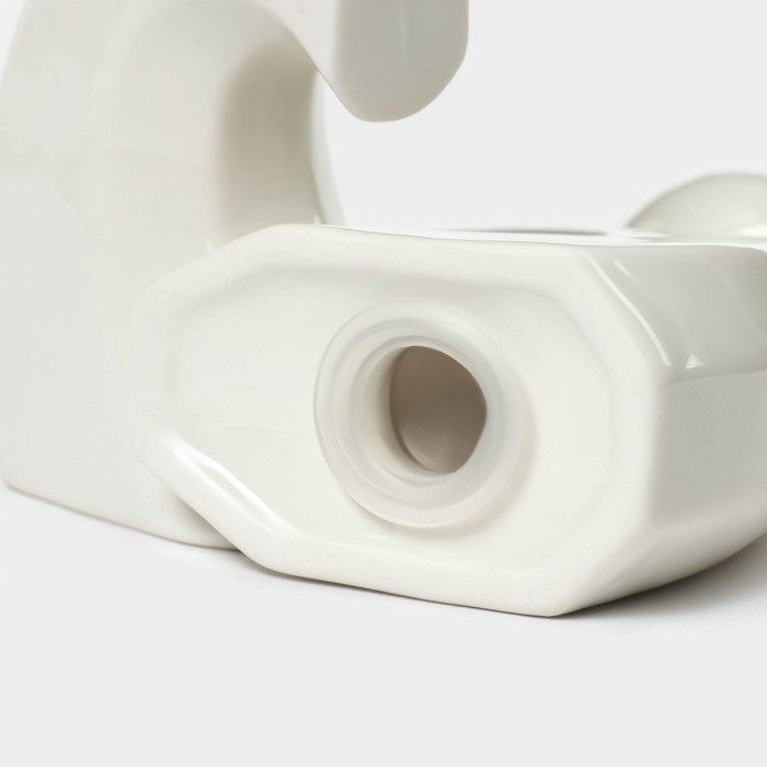 Набор фарфоровый для специй на бамбуковой подставке BellaTenero &laquo;Влюбленность&raquo;, 2 предмета: солонка 40 мл, перечница 40 мл, цвет белый