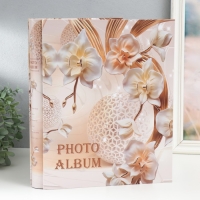 Фотоальбом на 400 фото 10х15 см "Кремовые орхидеи" золотое тиснение МИКС 33,5х27,5х5,5 см Фотоальбом на 400 фото 10х15 см "Кремовые орхидеи" золотое тиснение МИКС 33,5х27,5х5,5 см