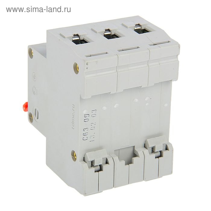 Выключатель автоматический TDM ВА47-63, 3п, 63 А, 4.5 кА Выключатель автоматический TDM ВА47-63, 3п, 63 А, 4.5 кА