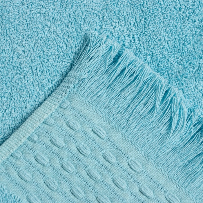 Полотенце махровое LoveLife &laquo;Аморе&raquo; 30х50 см, голубой, 100% хлопок 450 гр/м2