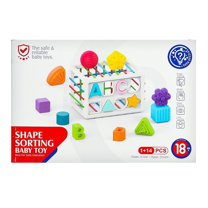 Развивающий сортер &laquo;Буквы и фигуры&raquo;