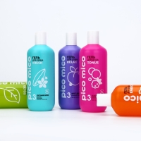 Гель для душа женский, 400 мл, аромат бабл-шейк, PICO MICO