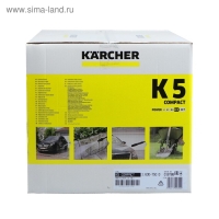 Мойка высокого давления Karcher K 5 Compact, 145 бар, 500 л/ч, 1.630-750.0 Мойка высокого давления Karcher K 5 Compact, 145 бар, 500 л/ч, 1.630-750.0