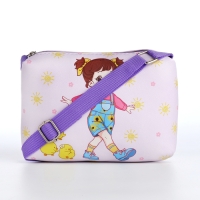 Сумка детская на молнии &laquo;Выбражулька&raquo;, цвет сиреневый