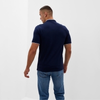 Футболка (поло) мужская MINAKU REGULAR FIT: цвет тёмно-синий, р-р 54