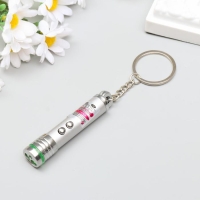 Фонарик+лазер на кольце 3 режима 2 диода+лазер 7,2х1,5х1,5 см Фонарик+лазер на кольце 3 режима 2 диода+лазер 7,2х1,5х1,5 см