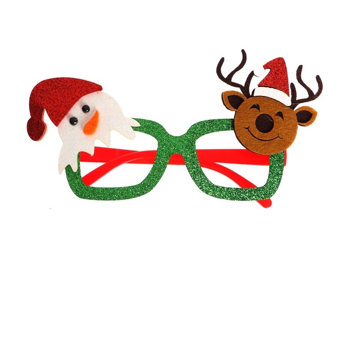 Карнавальные очки &laquo;Новый год&raquo;, виды МИКС