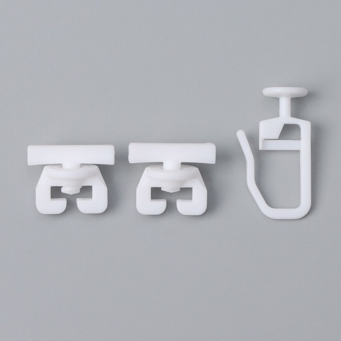 Карниз однорядный, 200 см, цвет белый