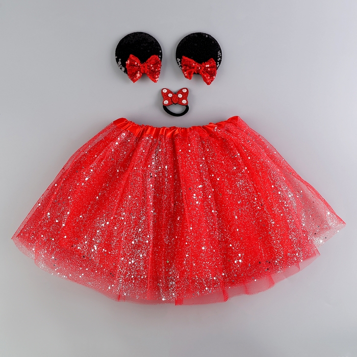 Карнавальный набор &laquo;Мышка с бантиком&raquo;: пачка, заколки, резинка