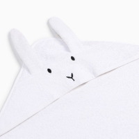 Набор Крошка Я (полотенце-уголок, рукавица, нагрудник), белый, 100% хл, 360 гр/м2 Набор Крошка Я (полотенце-уголок, рукавица, нагрудник), белый, 100% хл, 360 гр/м2