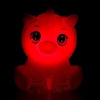 Ёжка &laquo;Единорог&raquo; световой, цвета МИКС