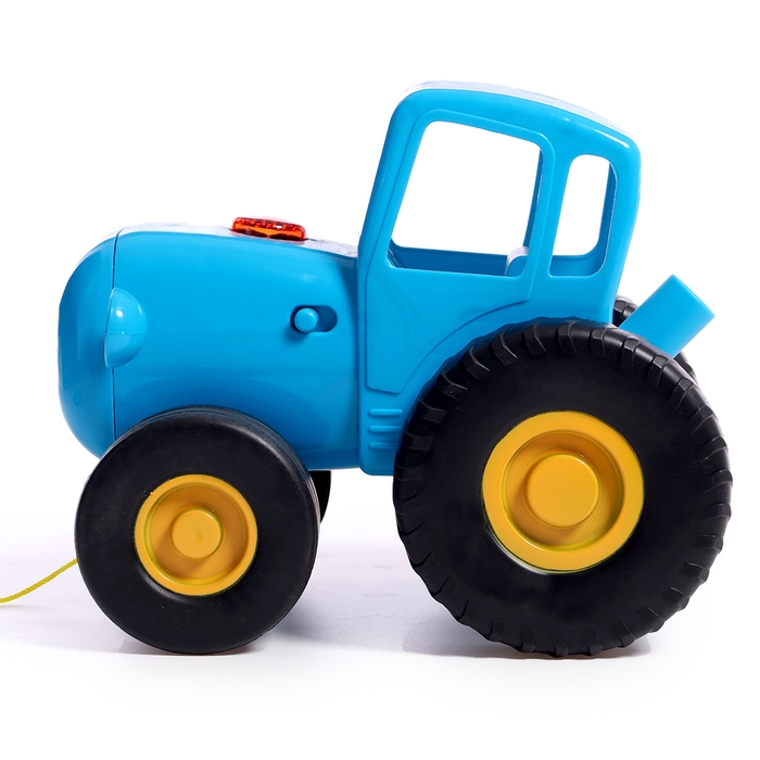 Каталка музыкальная &laquo;Синий трактор&raquo; с палкой