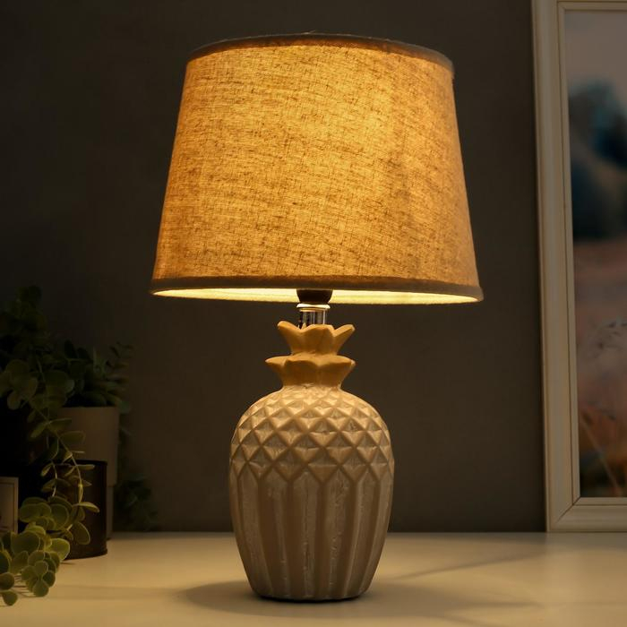 Лампа настольная 16307/1 E14 40Вт серый 22х22х37 см RISALUX