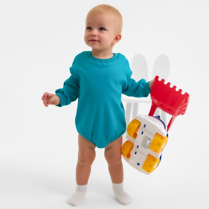 Свитшот-боди детский MINAKU цвет изумрудный, рост 80-86 см