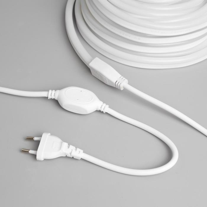 Гибкий неон Uniel 8 × 16 мм, IP67, 10 м, SMD2835, 120 LED/м, 220 В, свечение белое Гибкий неон Uniel 8 × 16 мм, IP67, 10 м, SMD2835, 120 LED/м, 220 В, свечение белое