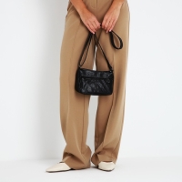 Сумка кросс-боди на молнии, цвет чёрный