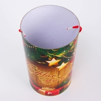 Новый год. Подарочная коробка, тубус &laquo;Подарки&raquo; 120х220мм.