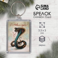 Новогодний брелок "Змей" 3,5х5 см Новогодний брелок "Змей" 3,5х5 см