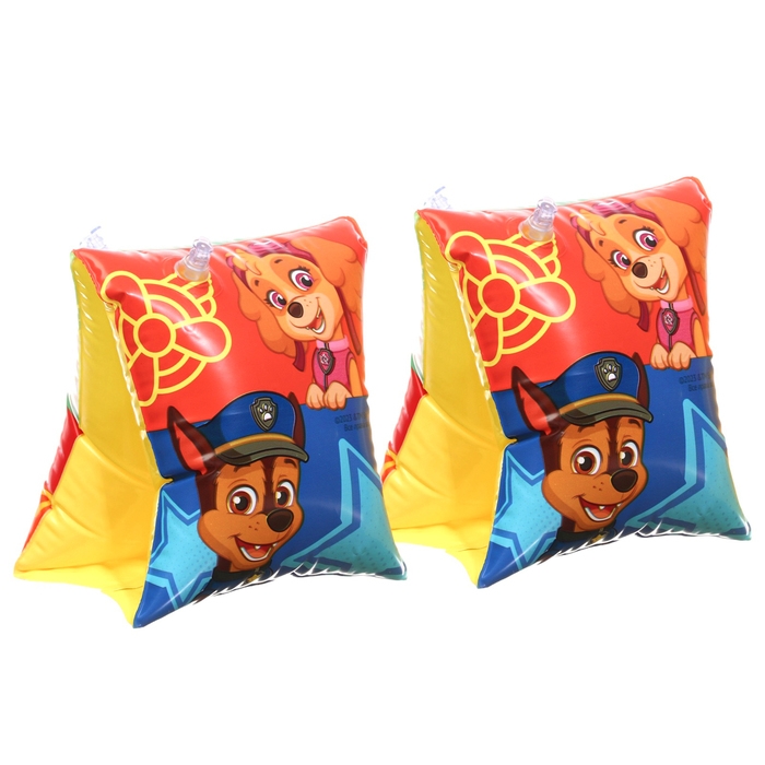Нарукавники PAW PATROL, детские, для плавания 20х16 см, цвет жёлтый Нарукавники PAW PATROL, детские, для плавания 20х16 см, цвет жёлтый