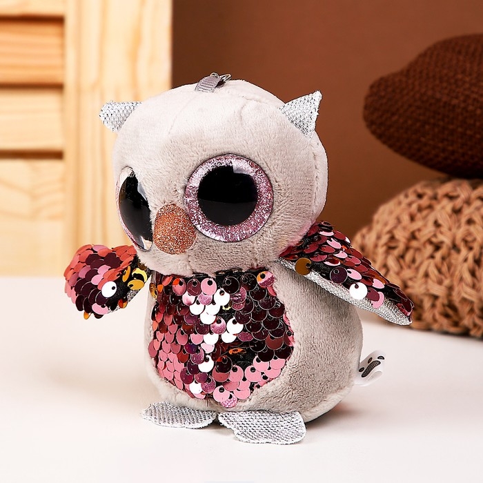 Мягкая игрушка &laquo;Сова&raquo;, на брелоке, 10 см, цвета МИКС