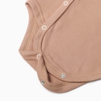 Боди с длинным рукавом Крошка Я, BASIC LINE, рост 80-86 см, цвет коричневый Боди с длинным рукавом Крошка Я, BASIC LINE, рост 80-86 см, цвет коричневый