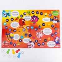 Настольная игра «Игра-бродилка», Смешарики, размер игрового поля 28х42 см Настольная игра «Игра-бродилка», Смешарики, размер игрового поля 28х42 см